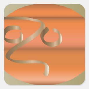 pumpkin square sticker