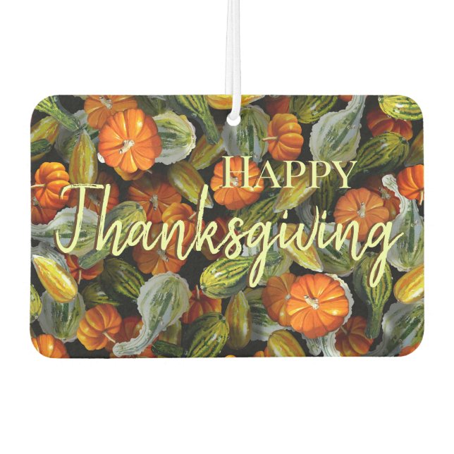 Pumpkin, Squash Autumn Harvest Air Freshener (Front)