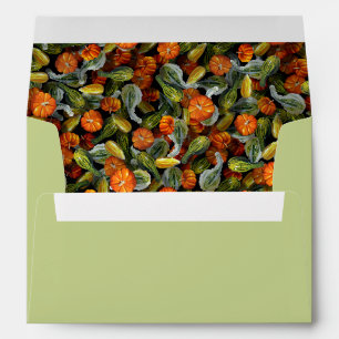 Pumpkin, Squash Autumn Harvest Envelope
