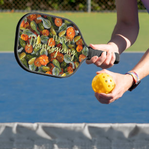 Pumpkin, Squash Autumn Harvest Pickleball Paddles