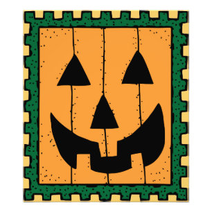 Pumpkin Stamp Photo Print