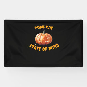 Pumpkin State of Mind - Halloween Classic T-Shirt Banner