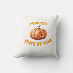 Pumpkin State of Mind - Halloween Oversized T-Shir Cushion