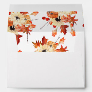 Pumpkin & Sunflower 3 Envelope