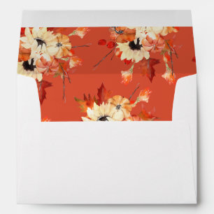 Pumpkin & Sunflower 3 - Orange Envelope