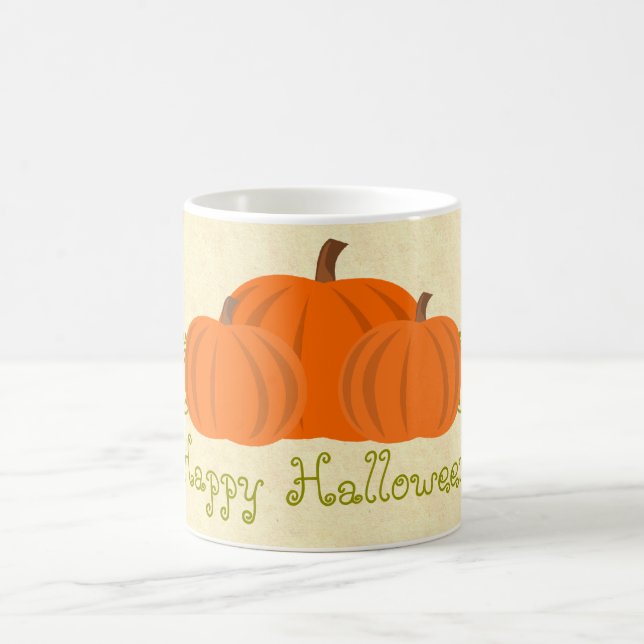 Pumpkin Swirls Halloween Mug (Center)