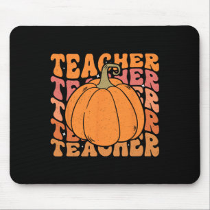 Pumpkin Teacher Fall Thanksgiving Back To School  Mouse Pad