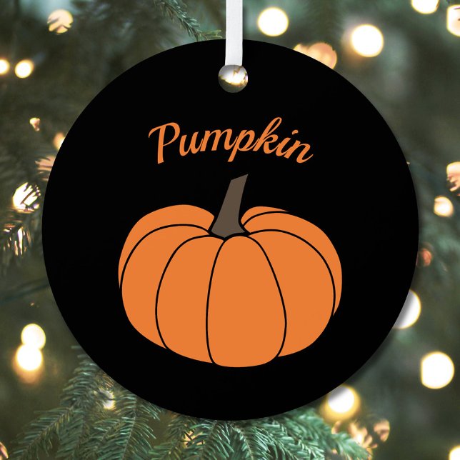 Pumpkin Thanksgiving Metal Ornament (Pumpkin Thanksgiving Metal Ornament)