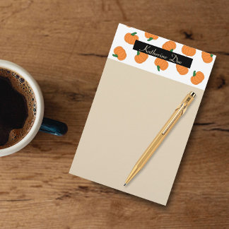 Pumpkin theme custom stationary stationery