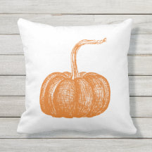Pumpkin Throw Pillow