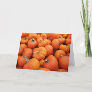 Pumpkin Time Card