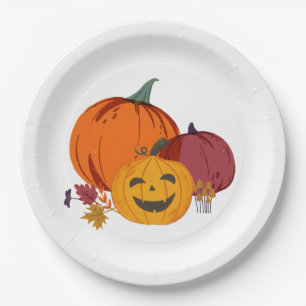 Pumpkin to Talk About Paper Plates