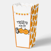 Pumpkin Treats For My Boo Halloween Popcorn Box