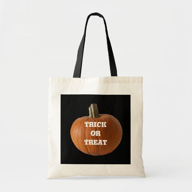 Pumpkin Trick or Treat Bag (Front)