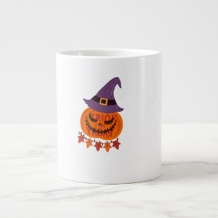 Pumpkin Trick OR Treat Halloween Special Large Coffee Mug
