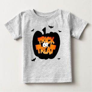 Pumpkin Trick or Treat Happy Halloween Toddler  Baby T-Shirt
