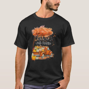Pumpkin Truck Gaga's Little Pumpkins Fall Thanksgi T-Shirt