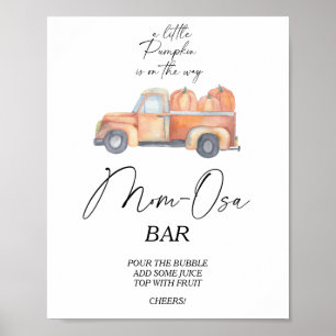 Pumpkin truck \ Mon-osa bar Poster