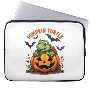 Pumpkin Turtle Laptop Sleeve