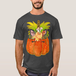 Pumpkin Unicorn Autumn ThemeT-Shirt T-Shirt