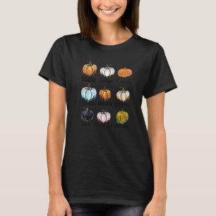 Pumpkin Varieties Fall Pumpkin Season Autumn Thank T-Shirt