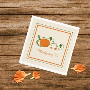 Pumpkin Vines Napkin