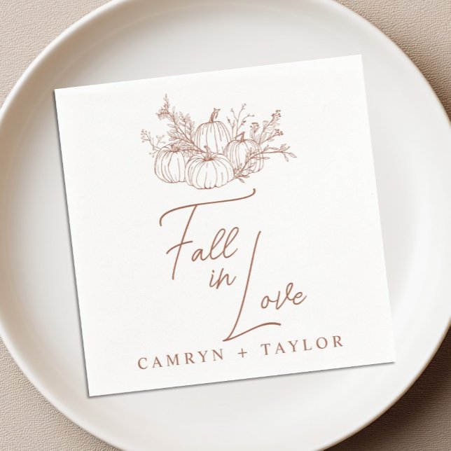 Pumpkin Wedding Napkin (Creator Uploaded)