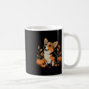 Pumpkin Welsh Corgi Costume On Welsh Corgi Hallowe Coffee Mug