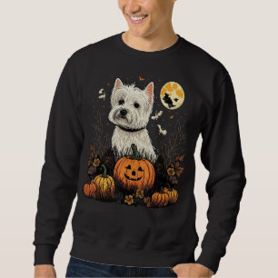 Pumpkin Westie costume West Highland White Terrier Sweatshirt
