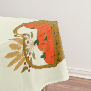 🍂 **Pumpkin & Wheat Tablecloth** Tablecloth