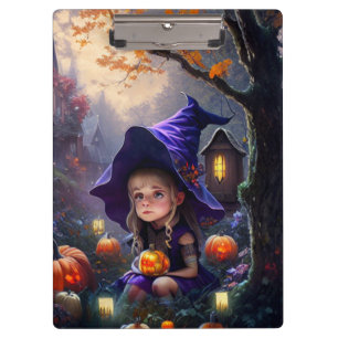 pumpkin/whimsical/Halloween/cartoon Clipboard