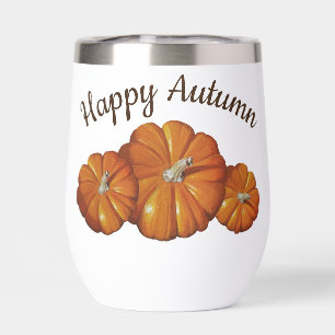Pumpkin Wine Tumbler