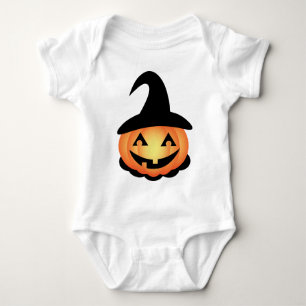 Pumpkin Witch Baby Bodysuit