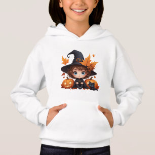 Pumpkin Witch Hat Cat Halloween