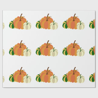 Pumpkin wrapping paper