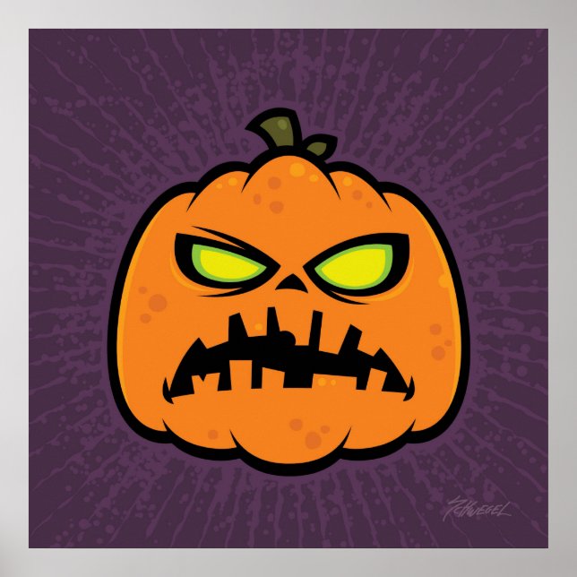Pumpkin Zombie Poster (Front)