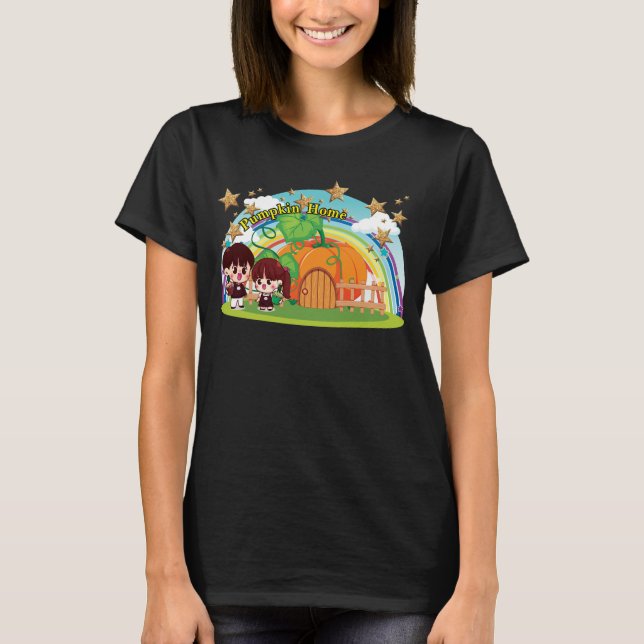 PumpkinHome Woman Black Shirt (Front)
