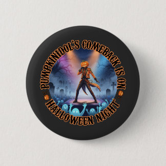 Pumpkinidol Halloween Concert Ghost Fans Spooky 6 Cm Round Badge