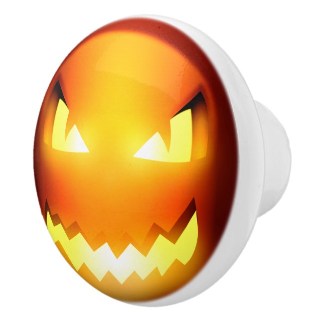Pumpkinmoji Ceramic Knob (Right)