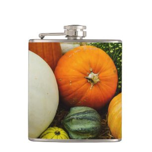 Pumpkins And Gourds Hip Flask