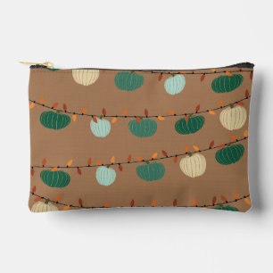 Pumpkins and Lights Accessory Pouch