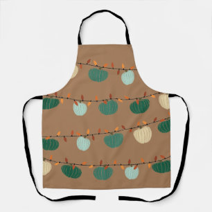 Pumpkins and Lights Apron