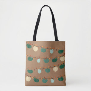 Pumpkins and Lights Tote Bag
