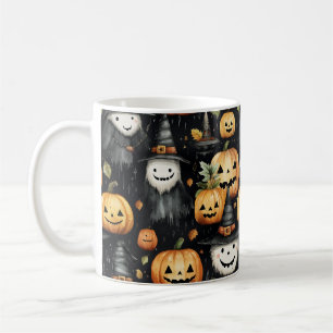 Pumpkins and Monsters Halloween  Coffee Mug