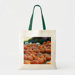 Pumpkins and Mums Autumn Harvest Photography Tote Bag