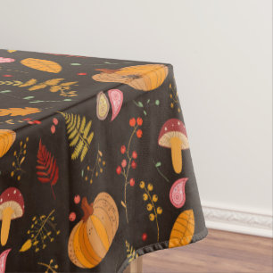 Pumpkins and Paisley Tablecloth