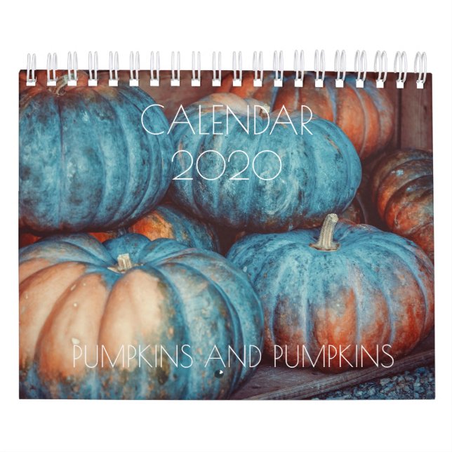 PUMPKINS AND PUMPKINS 2020 CALENDAR (Cover)