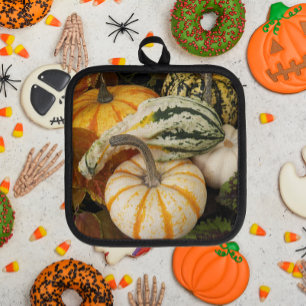 Pumpkins and Squash Still Life Pot Holder