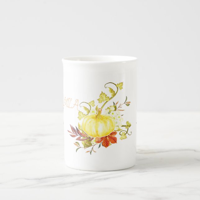 Pumpkins are adorable   bone china mug (Front)