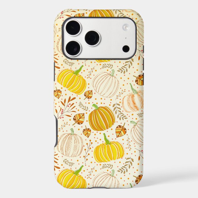 Pumpkins Autumn Fall Harvest Pattern (Back)